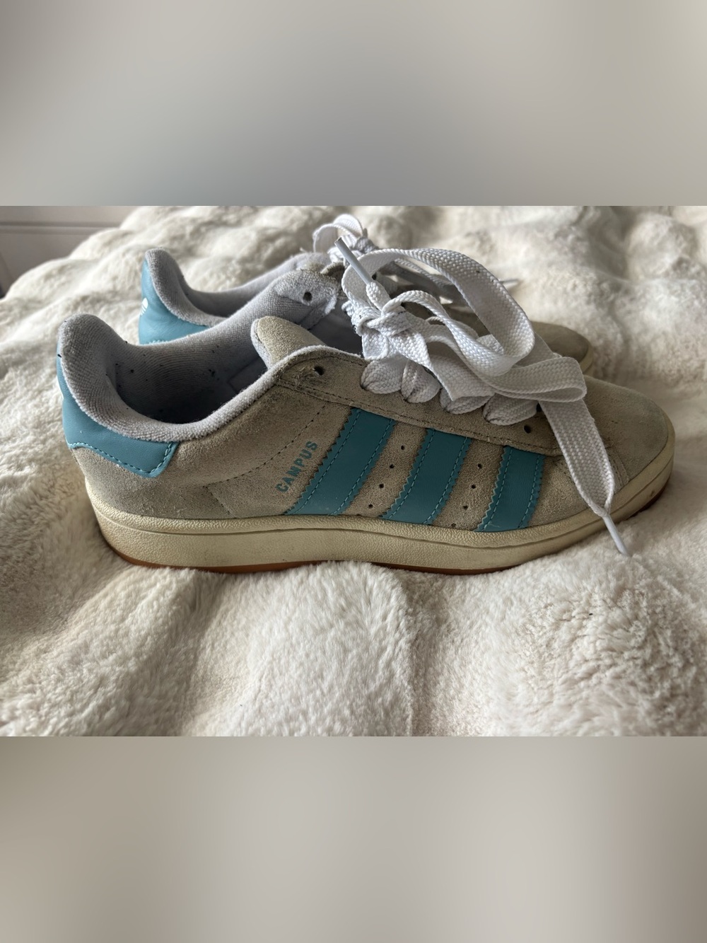 adidas White & Light Gray Low-Top Sneakers